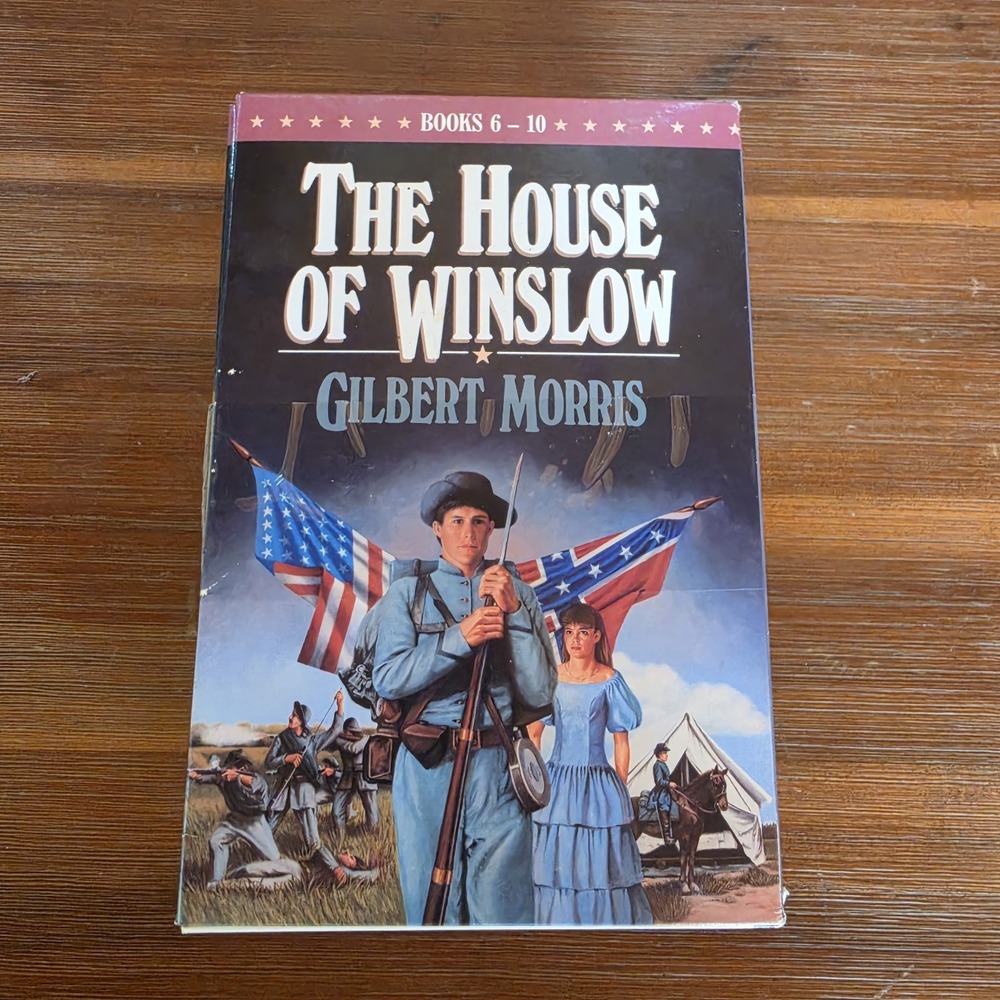 The House of Winslow 6-10 by Gilbert Morris Paperback Box Set Vintage 1990 - Picture 2 of 5